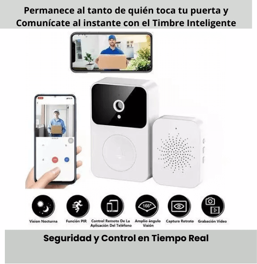 Timbre Inalámbrico Inteligente con Cámara