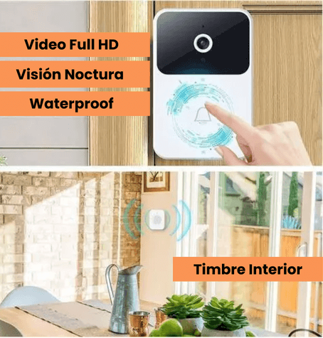 Timbre Inalámbrico Inteligente con Cámara